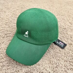 Kangol Hat‎ Tropic Ventair Spacecap Turf Green Size M Unisex Baseball Cap NWT